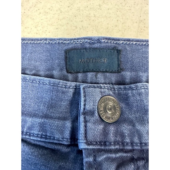 Mother Denim The Breaker Crop Pants Jeans Sz 26 Blue Eclipse Wash Womens B18 - Picture 4 of 8